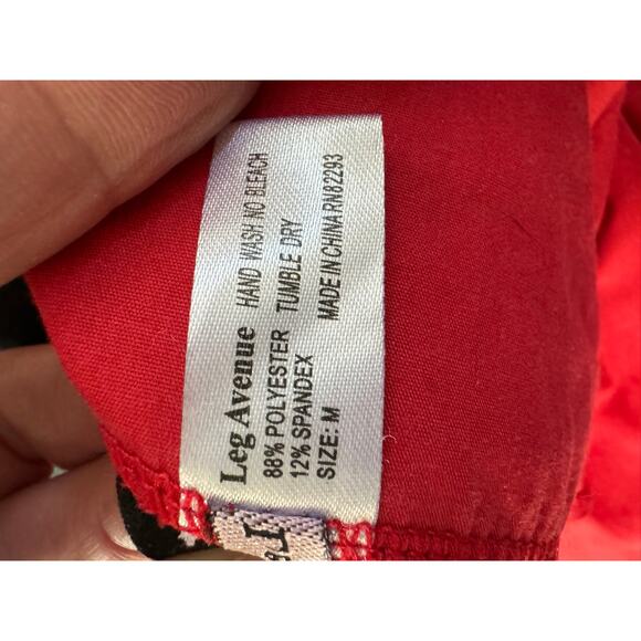 Leg Avenue Women's Vixen Pirate Wench Costume black and red size medium - Picture 12 of 12